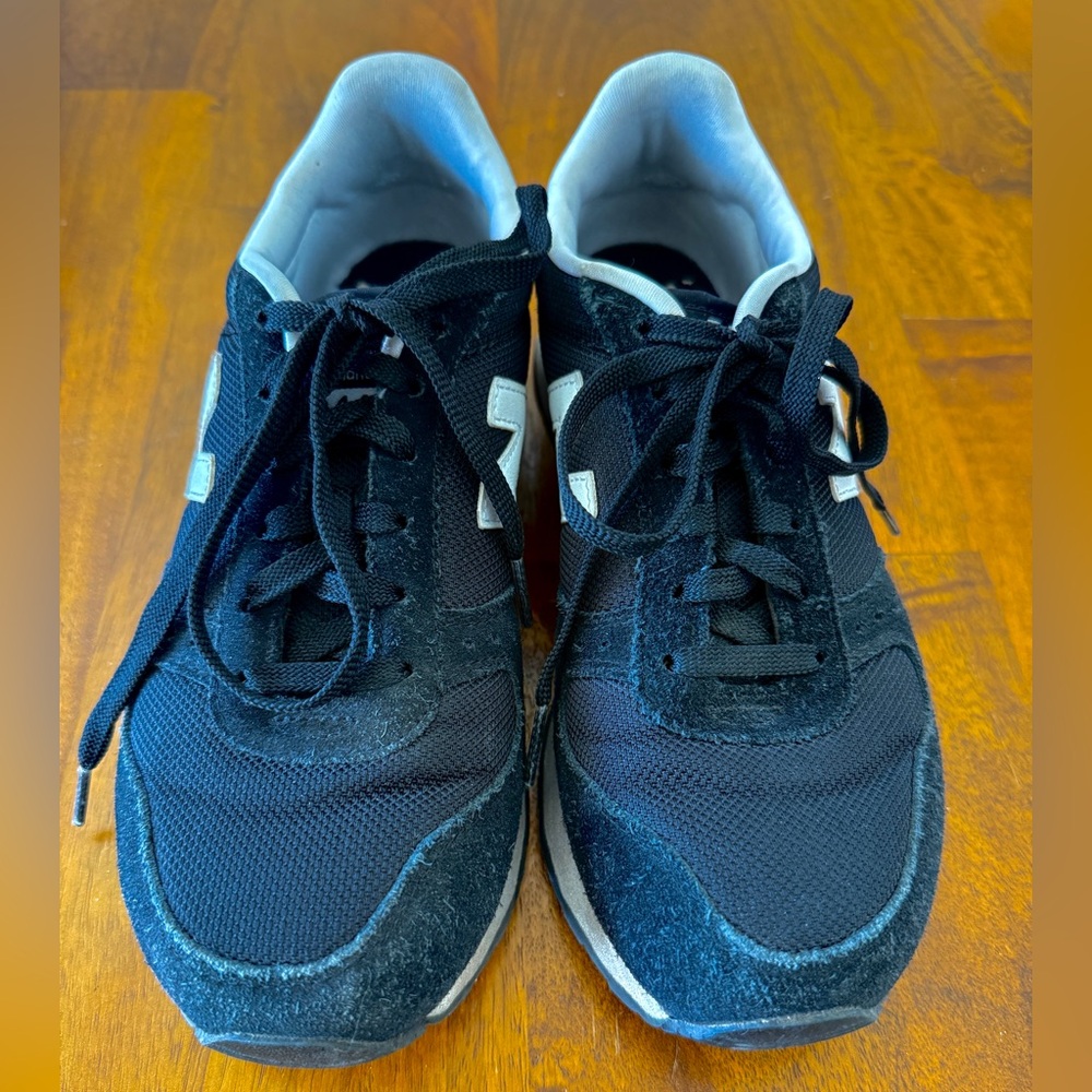 New Balance 311 Black Suede Sneakers 7.5